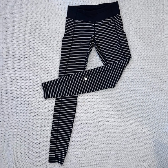 Lululemon Striped Leggings - Picture 1 of 5